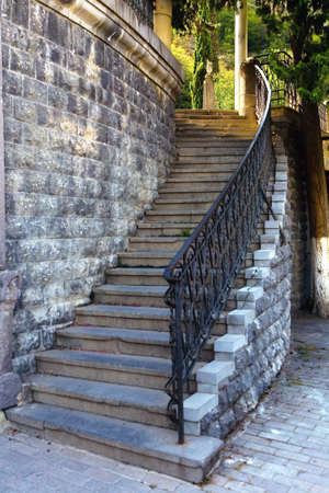 The road to the Church of St. David in Tbilisi. Georgia.の写真素材