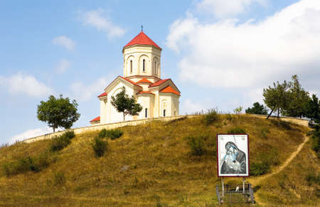 Seven-day cathedral on the hill in Surami. Georgia.の写真素材