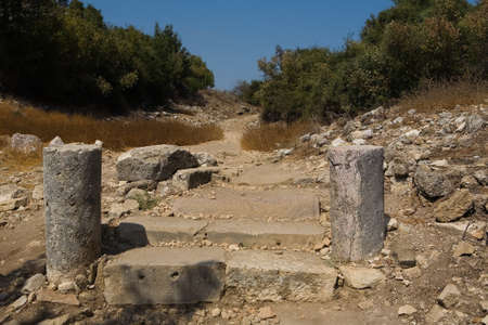 The ruins of the ancient ancient city of Aspendos. Turkey.