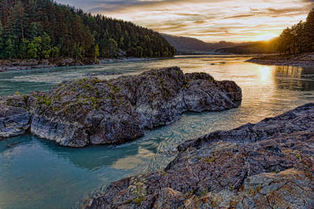 Majestic view of fMountain landscape in summerの写真素材