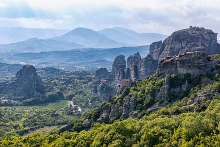 Orthodox monastery in Greece in Meteors