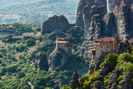 Orthodox monastery in Greece in Meteors