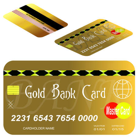 Bank Credit cardのイラスト素材