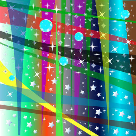Ornament, Celebration, Greeting, Wall-paper, Brilliant, the Star, the Illustration, the Concept, the Line, Confetti.のイラスト素材