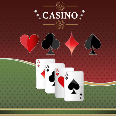 Poker, Casino, Cards, Background, Gambling, the Symbol, Playing, Good luck, Sign, Success のイラスト素材