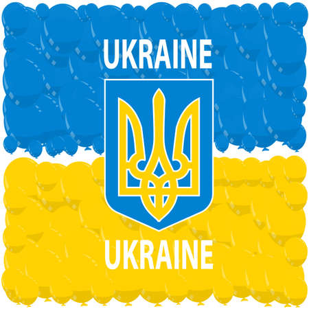 Europe, Corporation, Logo, Symbol, Tourism, Ukraine,  Banner, Crest, Yellow, Gesture.のイラスト素材