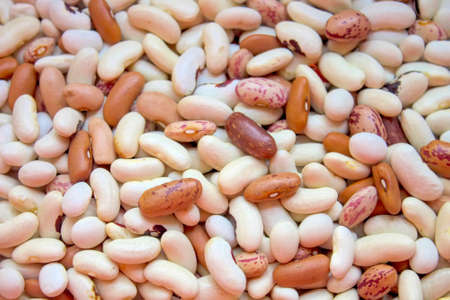 Agriculture, background, bean, common, cuisine, detail, diet, dry, fiber, food.の写真素材