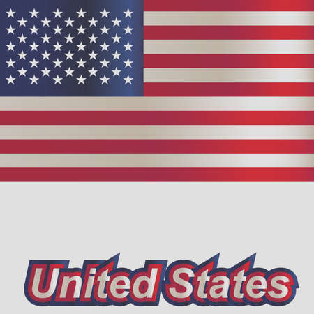 united states flagのイラスト素材