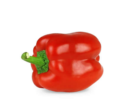 Sweet pepper on white background.の写真素材