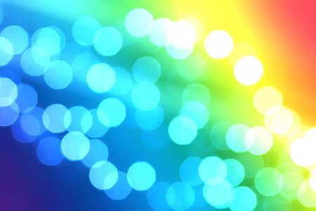 Abstract bokeh. Space for a copy. Shining rainbow background. Rainbow, postcard, background.の写真素材