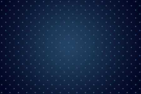 Dark blue background with blue stars. A repeating pattern of stars.の写真素材