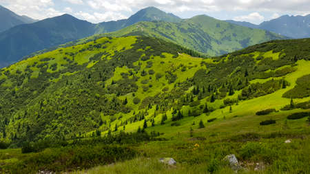 Polish mountainsの写真素材