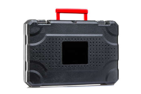 suitcase for instruments on a white background
