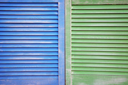 shabby wooden, background, blue greenの写真素材