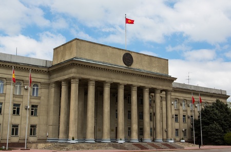 Government Building, Kyrgyzstan, Bishkekの写真素材