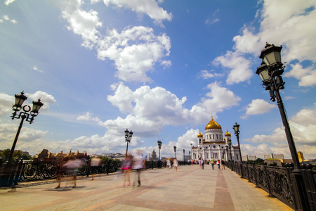 Cathedral of Christ the Saviour. Russia,Moscowのeditorial素材