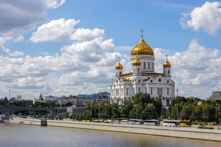 Cathedral of Christ the Saviour. Russia,Moscowのeditorial素材