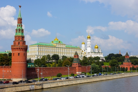 Moscow kremlin embankmentのeditorial素材