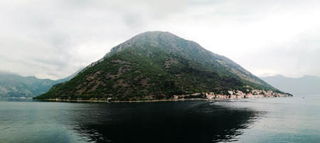 The island of Gospa od Skrpela, Kotor Bay, Montenegro