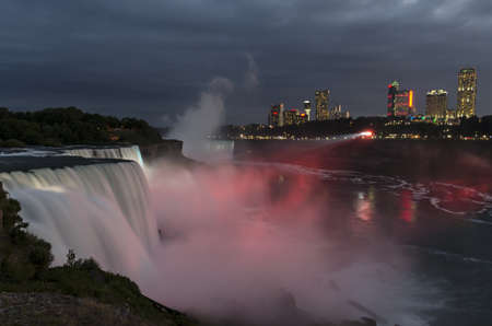 Illuminated Niagaraの写真素材