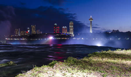 At the top of Niagaraの写真素材