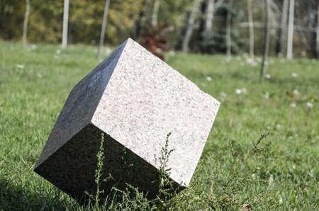 marble cubeの写真素材