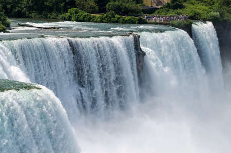 American Falls and Bridal Veil Fallsの写真素材
