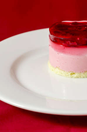 raspberry dessertの写真素材