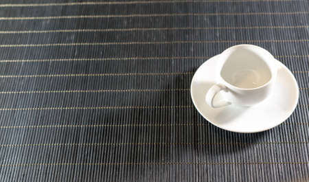 empty coffee cupの写真素材