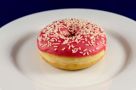 Pink donutの写真素材