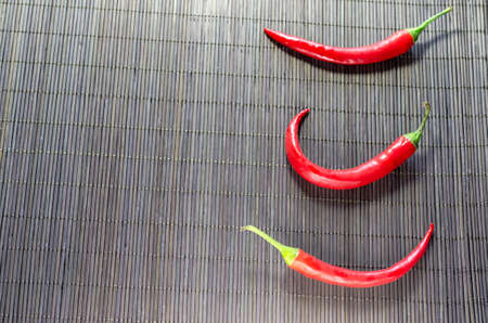 Red chili peppersの写真素材