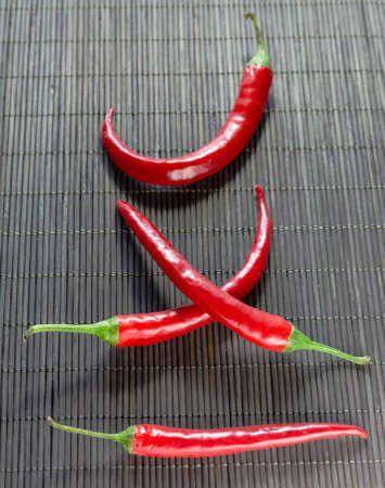 Red chili peppersの写真素材