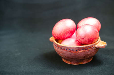 Colorful eggsの写真素材