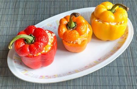 stuffed peppersの写真素材