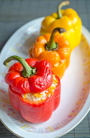 stuffed peppersの写真素材