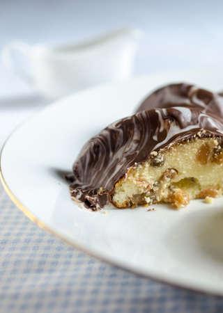 Chocolate cheesecakeの写真素材