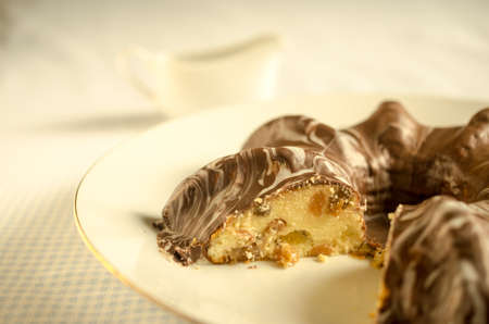 Chocolate cheesecakeの写真素材