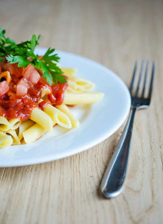 Penne pastaの写真素材