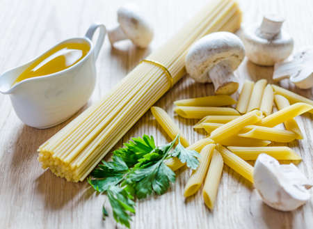 Pasta ingredientsの写真素材