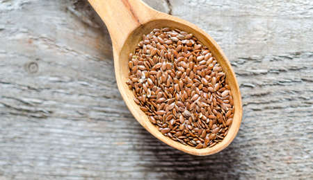 flax seedsの写真素材