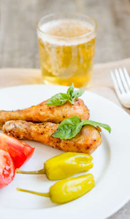 grilled chickenの写真素材