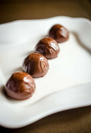 chocolate candiesの写真素材