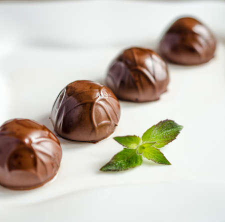 Chocolate candiesの写真素材