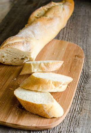 Sliced baguette