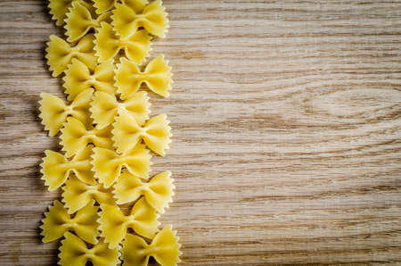farfalle pastaの写真素材