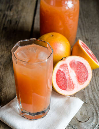 grapefruit juiceの写真素材
