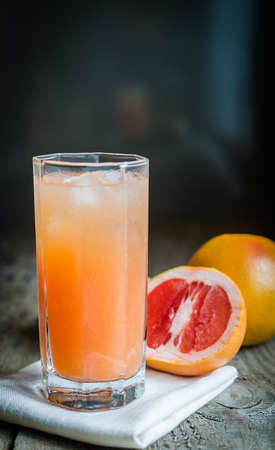 grapefruit juiceの写真素材