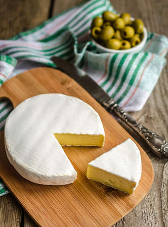 camembert cheeseの写真素材