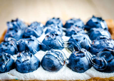 Blueberry cakeの写真素材