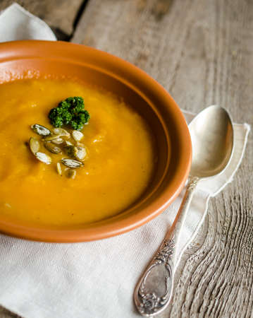 pumpkin soupの写真素材